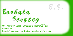 borbala veszteg business card